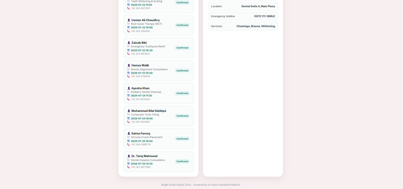 WebRTC Voice Agent Browser Interface