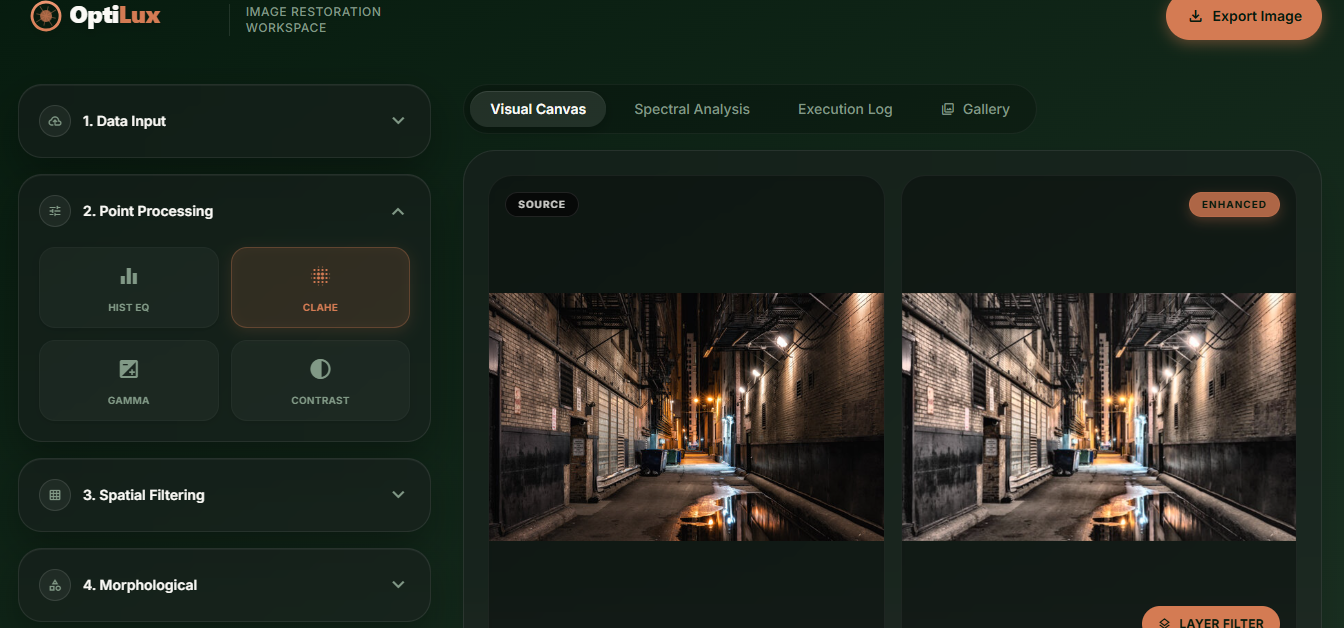 OptiLux Screenshot 1